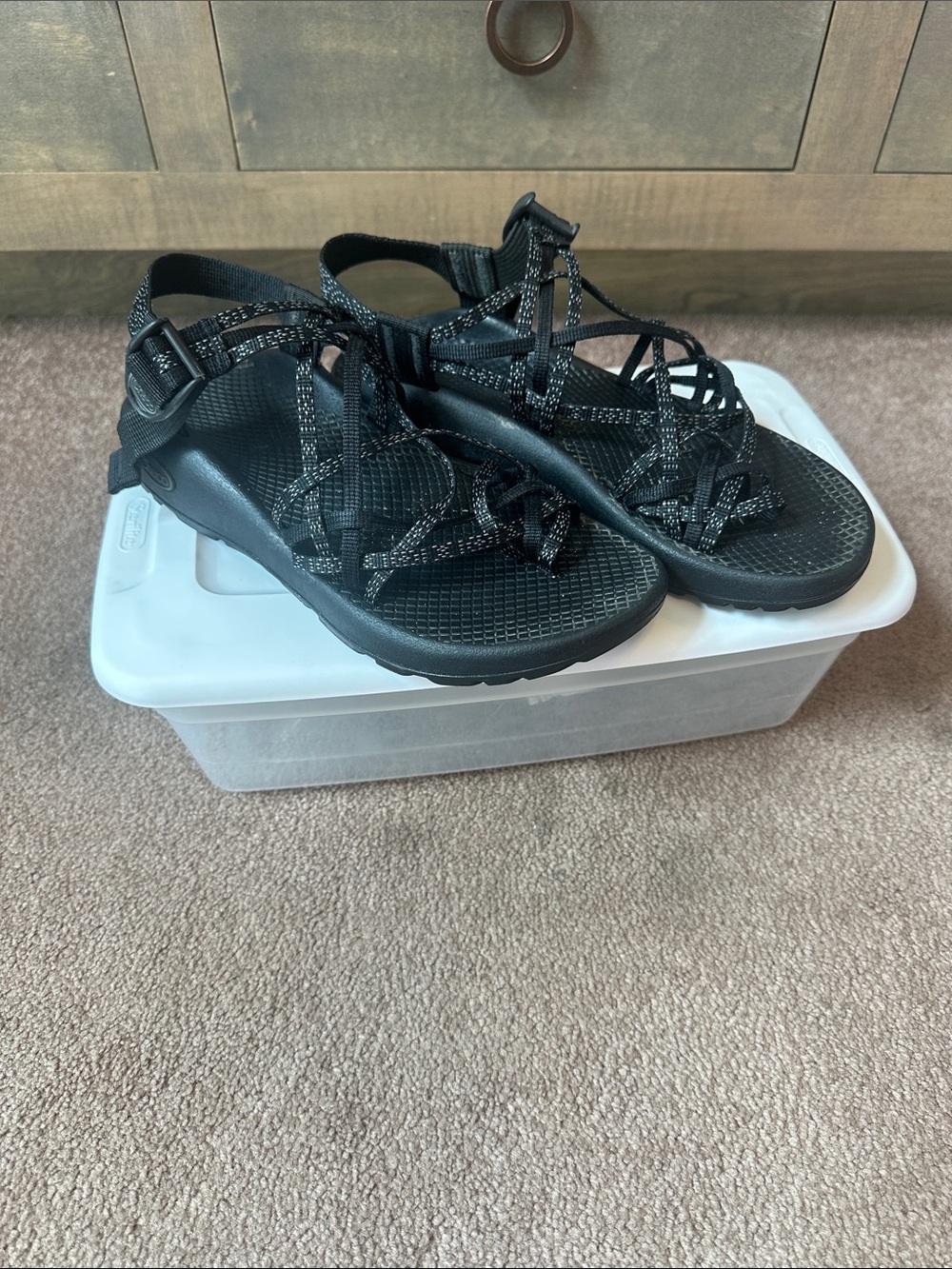 Womens Black Size 8 Chaco ZX2